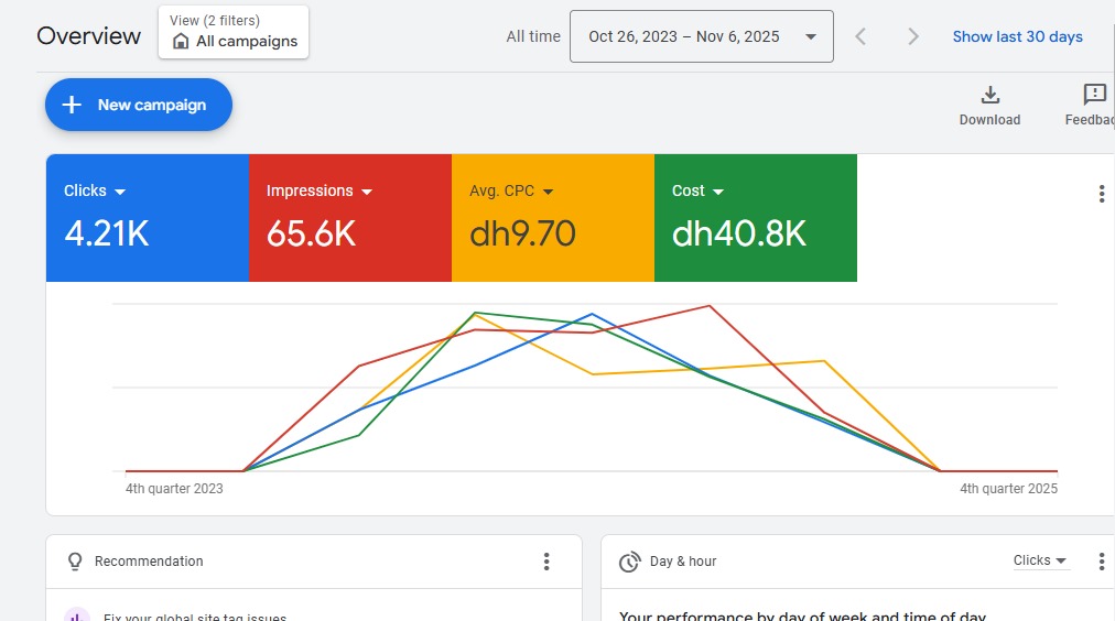 Google Ads Performance - Lead Generation